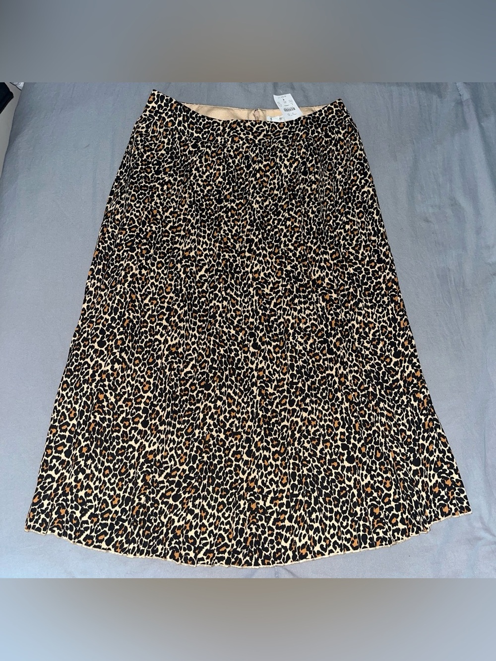 J. Crew Leopard Print Midi Skirt - Brown and Black